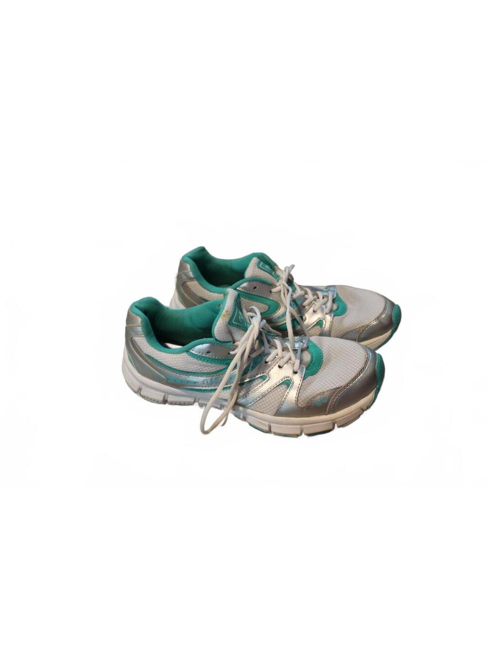 Ryka Women's Athletic Sneakers Size 9.5 Teal and Silver
